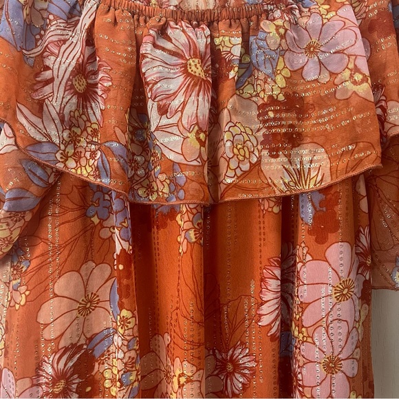 ASOS Off The Shoulder Ruffle Maxi Dress - Picture 6 of 13